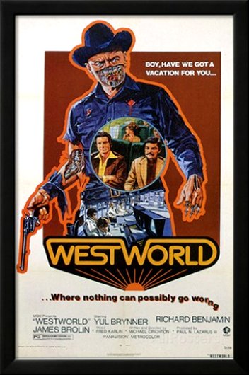 Westworld, Yul Brynner, James Brolin, Richard Benjamin, 1973